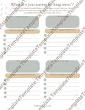 Savings and Debt Worksheets