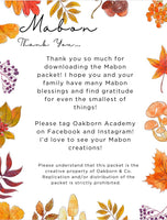 Mabon Blessings Packet