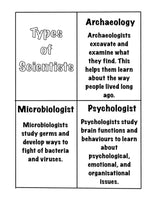 Types of Scientists Flip Book