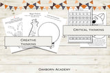 Halloween Activity Packet--Seedlings 2-4