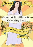 Affirmations Colouring Book-- Physical Copy