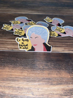 Dorothy Zbornak Sticker Golden Girls