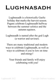 Lughnasadh Packet 2022